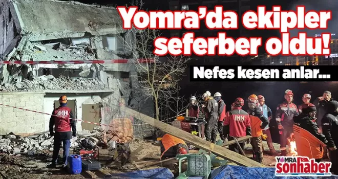 Yomra’da ekipler seferber oldu!  Nefes kesen anlar...