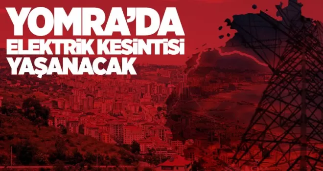 Yomra’da elektrik kesintisi