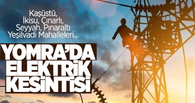 Yomra’da elektrik kesintisi