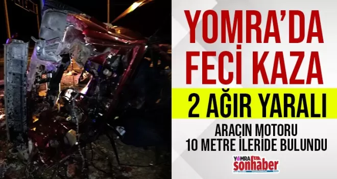 Yomra'da Feci kaza... 2 Ağır Yaralı