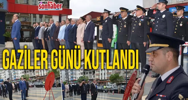 Yomra'da Gaziler Günü Kutlandı