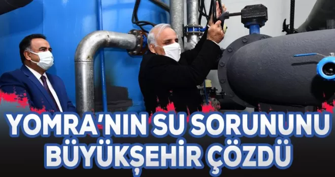Yomra'nın su sorununu Büyükşehir Çözdü...