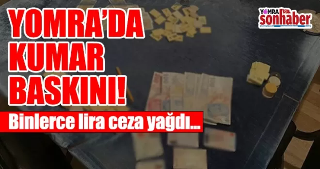 Yomra’da kumar baskını!