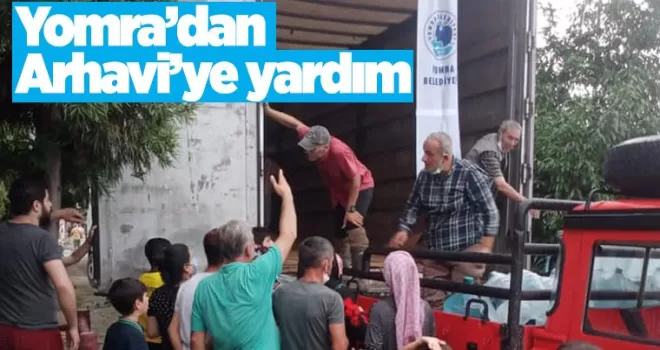 Yomra’dan Arhaviye Yardım TIR’ı
