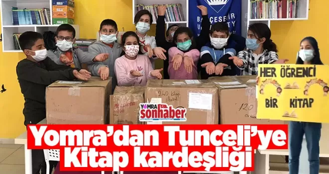 Yomra'dan Tunceli'ye kitap kardeşliği