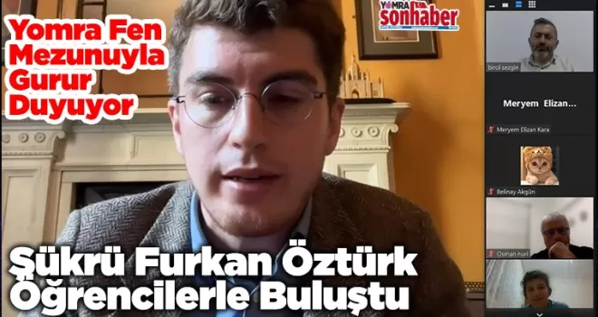 Yomra Fen Mezunuyla Gurur Duyuyor: Şükrü Furkan Öztürk Öğrencilerle Buluştu