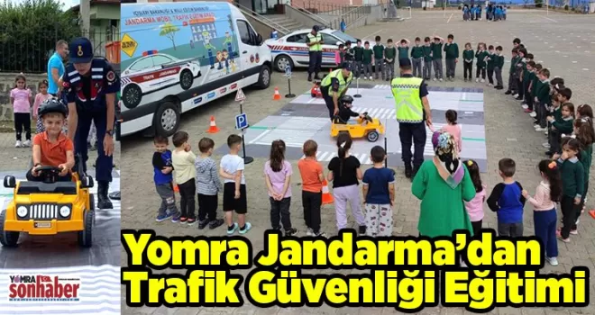 Yomra Jandarma’dan  Trafik Güvenliği Eğitimi