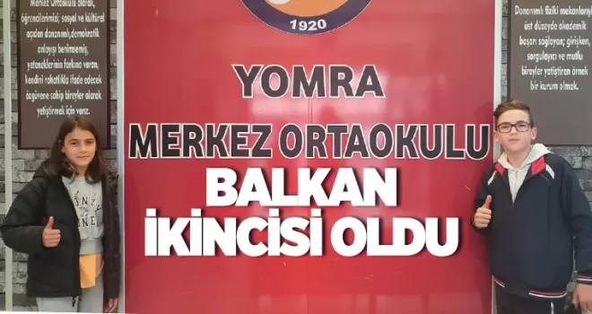 Yomra Merkez Balkan İkincisi