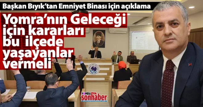 Yomra’nın Geleceği için kararları bu ilçede yaşayanlar vermeli