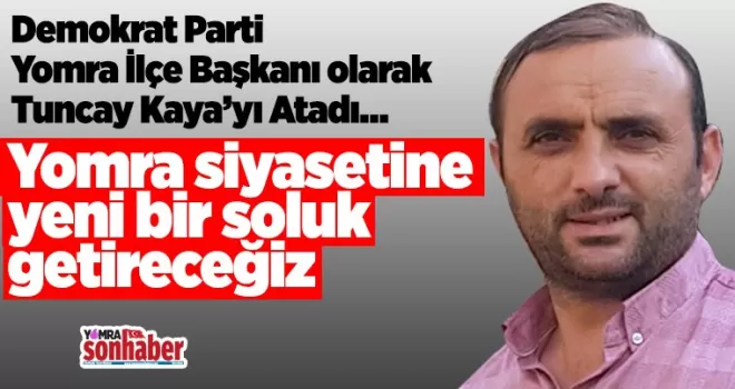 Yomra siyasetine yeni  bir soluk getireceğiz