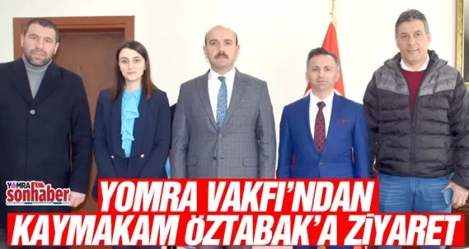 Yomra Vakfı’ndan anlamlı ziyaret