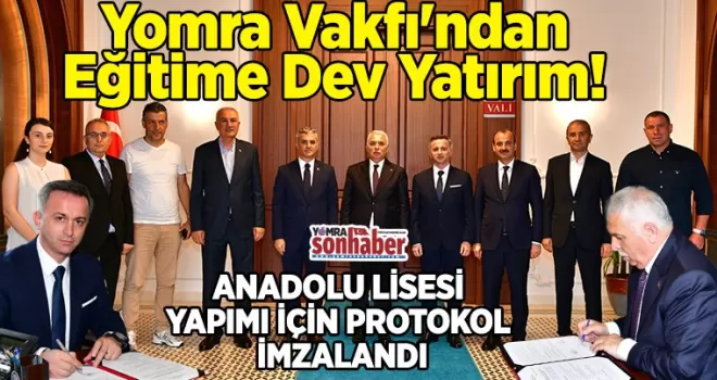Yomra Vakfı’ndan  Eğitime Dev Yatırım!