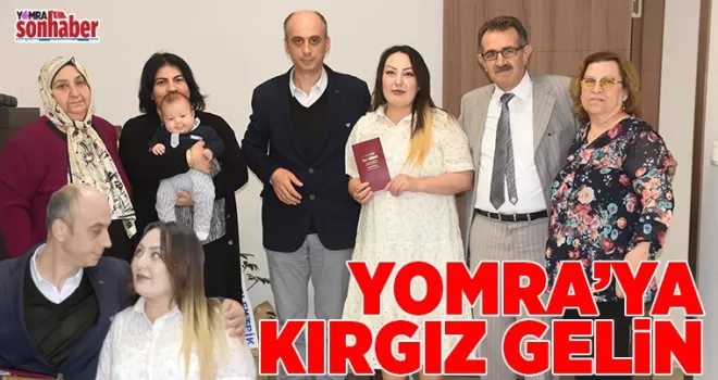 Yomra’ya Kırgız gelin
